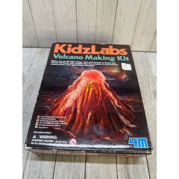 Vintage Volcano Making Kit by Kidzlabs 4M - Fun Science Fair Project - Picture 7 of 9